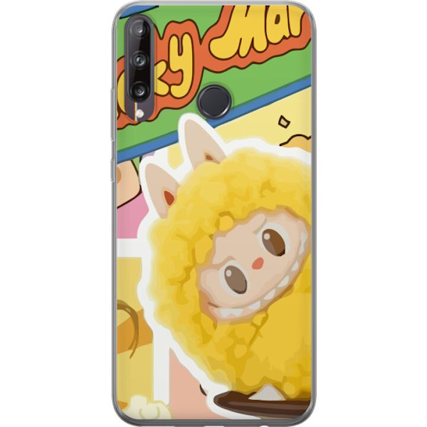 Huawei P40 lite E Läpinäkyvä kuori Labubu Wacky Mart Pop Mart -sarjan keräilyfiguuri Söpö Muotoilu Suosittu Teemalelu Sarja Luova Taidelelu