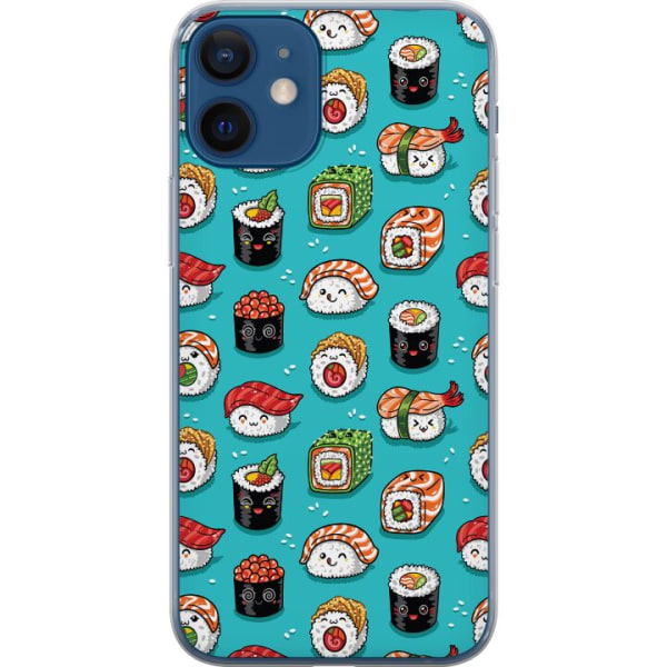 Apple iPhone 12  Genomskinligt Skal Sushi