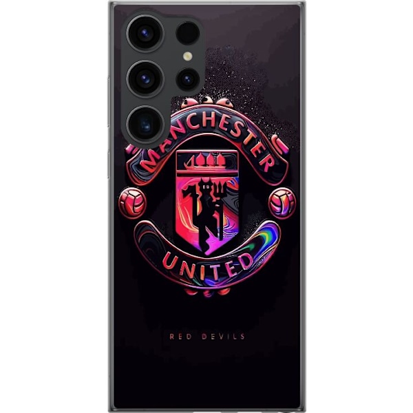 Samsung Galaxy S24 Ultra Gennemsigtig cover Manchester United