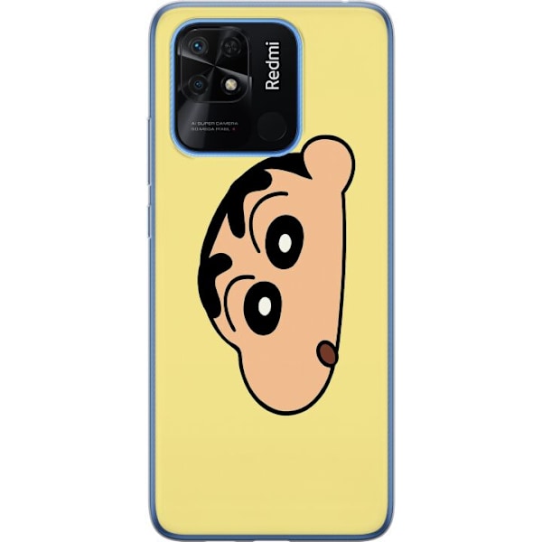 Xiaomi Redmi 10C Genomskinligt Skal Peeking Shinchan