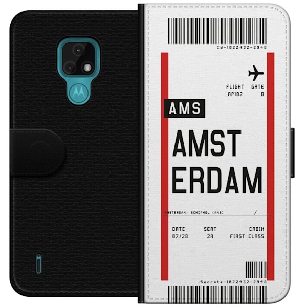 Motorola Moto E7 Tegnebogsetui Amsterdam