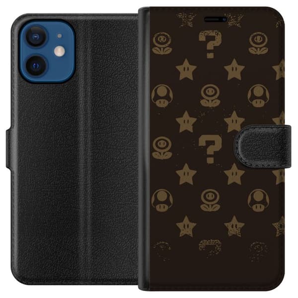 Kompatibelt Plånboksfodral till Apple iPhone 12 Super Mario Bros