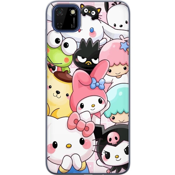 Huawei Y5p Gennemsigtig cover Kawaii Sanrio Crew