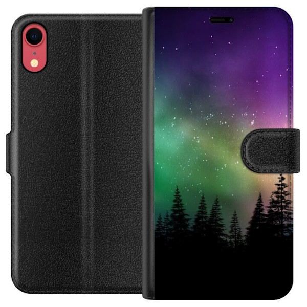 Apple iPhone XR Plånboksfodral Northern Lights