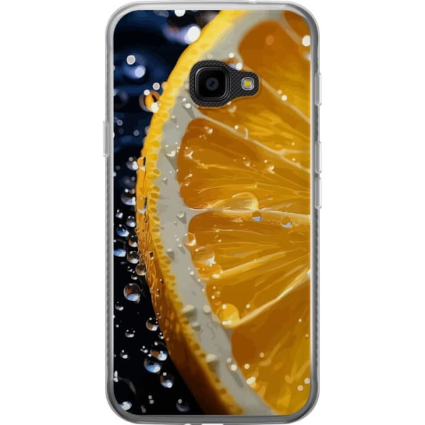 Samsung Galaxy Xcover 4 Genomskinligt Skal Apelsin