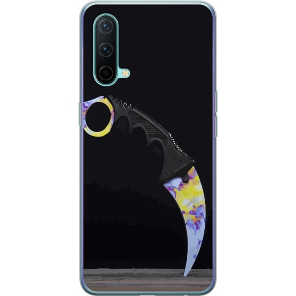 OnePlus Nord CE 5G Gennemsigtig cover Karambit / Butterfly / M
