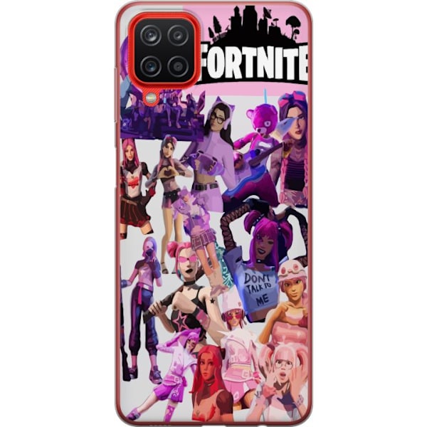 Samsung Galaxy A12 Gjennomsiktig deksel Fortnite