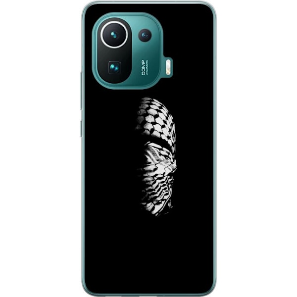 Xiaomi Mi 11 Pro Gjennomsiktig deksel Keffiyeh-mønster - klas