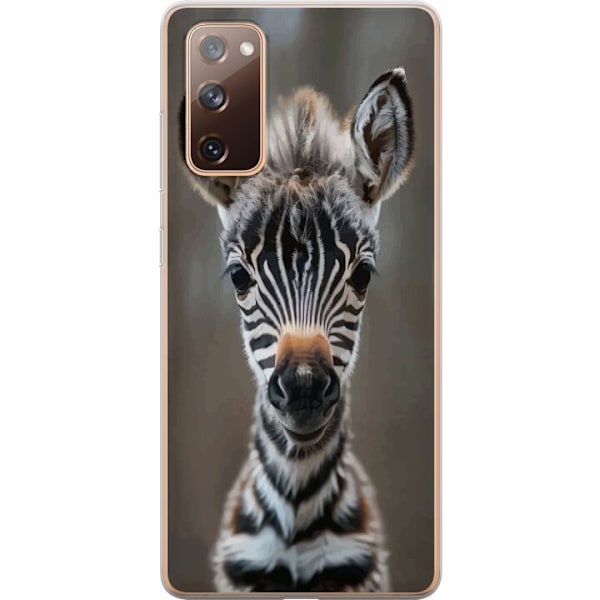 Samsung Galaxy S20 FE Läpinäkyvä kuori Giraffi Eläinaihe Afrikka Luonto Graafinen Kuva Savanni Villieläimet Suosittu Seinätaide Eksoottinen Teem