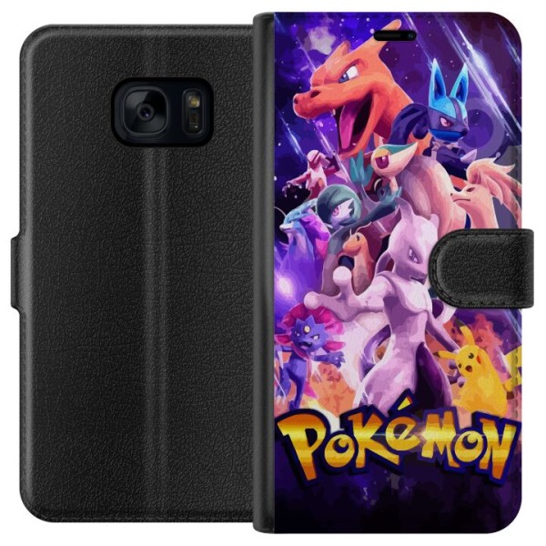 Samsung Galaxy S7 Lompakkokotelo Pokémon