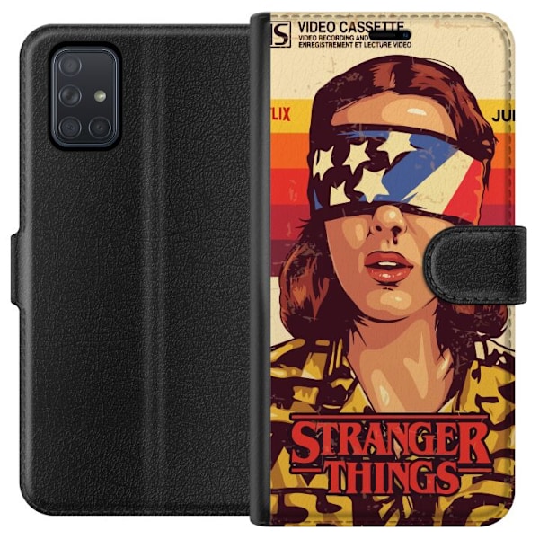 Samsung Galaxy A71 Plånboksfodral Stranger Things VHS