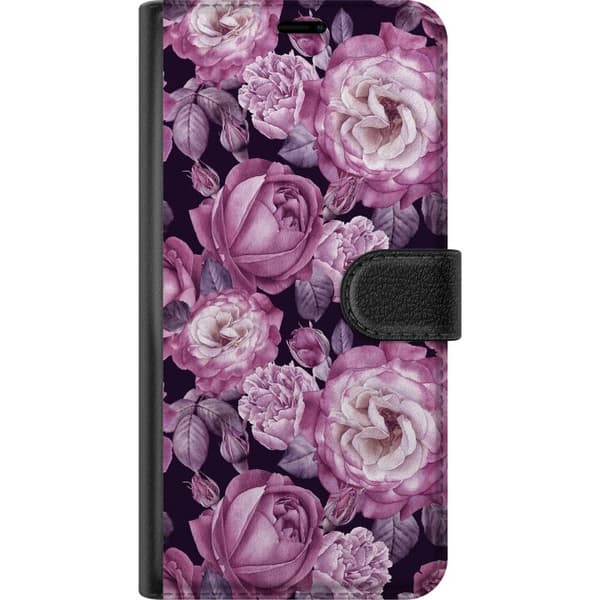 Kompatibelt Plånboksfodral till Samsung Galaxy A20e Blommor
