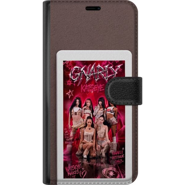 Kompatibelt Plånboksfodral till Samsung Galaxy S23 KATSEYE rosa