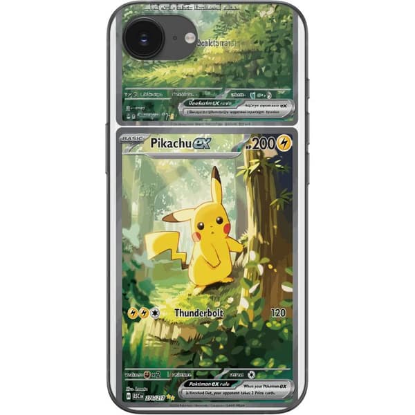 Kompatibelt Mobilskal till Apple iPhone 16e Pikachu grön