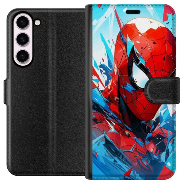 Kompatibelt Plånboksfodral till Samsung Galaxy S23+ Spiderman