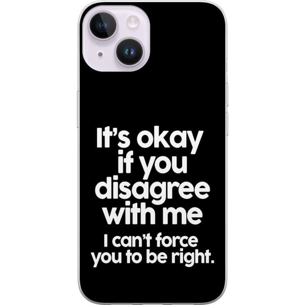 Kompatibelt Mobildeksel til Apple iPhone 14 Tekst