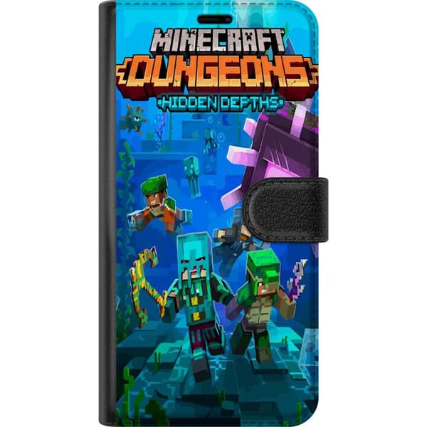 Kompatibelt Plånboksfodral till Samsung Galaxy A40 Minecraft