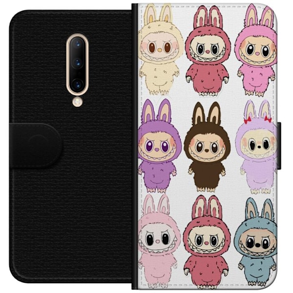OnePlus 7 Pro Lommeboketui Labubu Pink Monster - Popkunst med