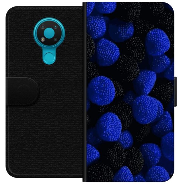 Nokia 3.4 Plånboksfodral Blå Godisbitar