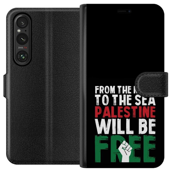 Sony Xperia 1 V Tegnebogsetui Fri Palæstina