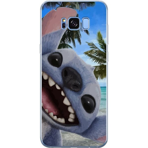 Samsung Galaxy S8 Genomskinligt Skal Stitch mobilskal med Palmer i söt vänskapsdesign
