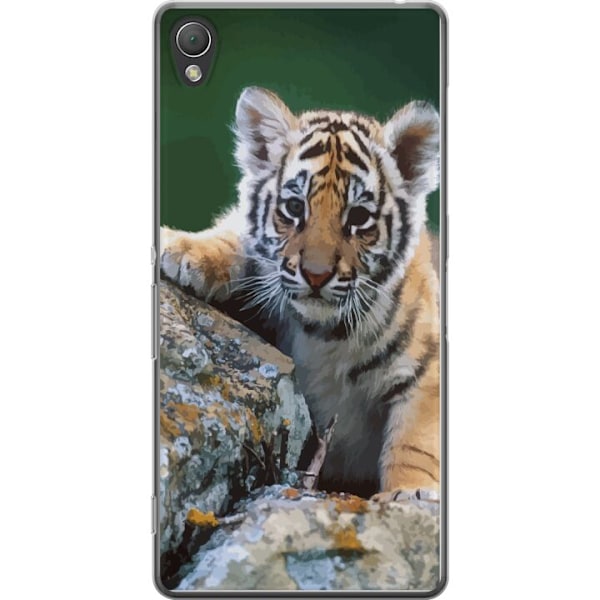 Sony Xperia Z3 Gjennomsiktig deksel Tiger