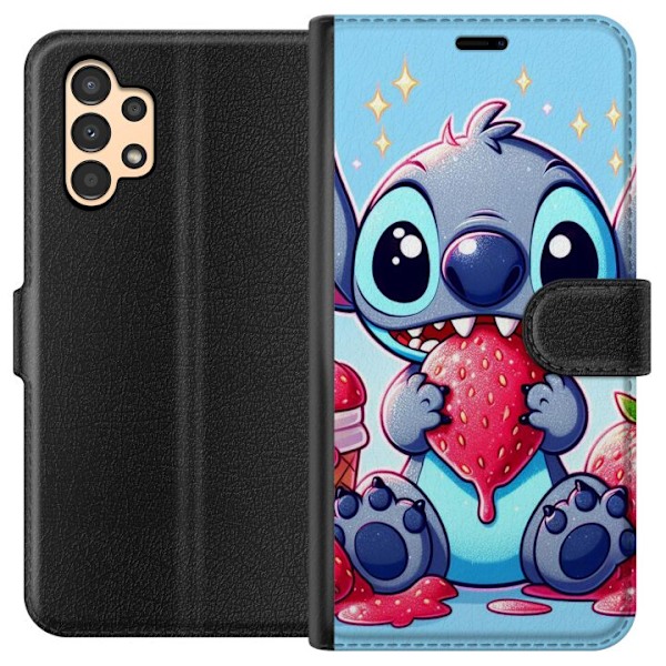 Samsung Galaxy A13 Lommeboketui Strawberry Stitch