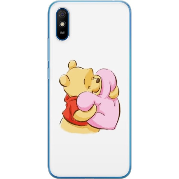 Xiaomi Redmi 9A Gennemsigtig cover Nalle Puh Knus