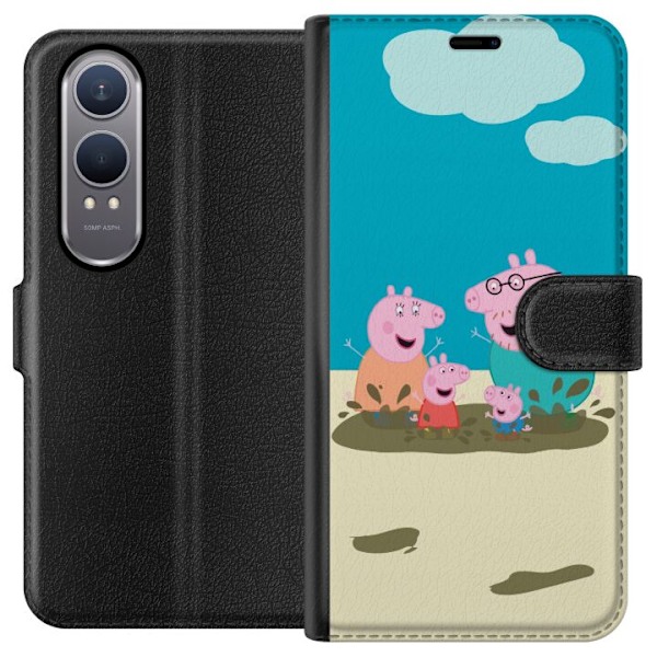 OnePlus Nord CE4 Lite Tegnebogsetui Greta Gris Familie Georg M