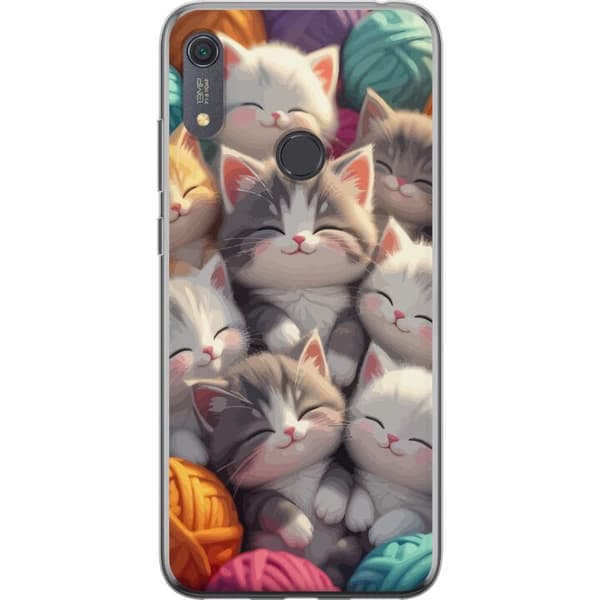 Kompatibelt Mobildeksel til Huawei Y6s (2019) Sovande kattungar beige