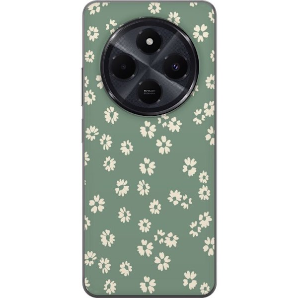 Xiaomi Redmi A4 Genomskinligt Skal Blomsterdröm – färgglat