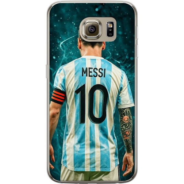 Samsung Galaxy S6 Läpinäkyvä kuori Messi