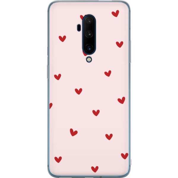OnePlus 7T Pro Genomskinligt Skal Hjärtan