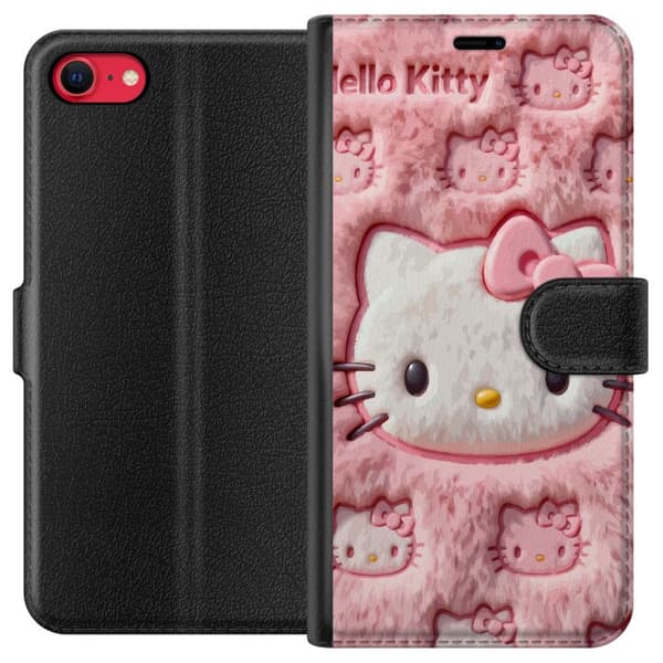 Kompatibel Tegnebogsetui til Apple iPhone 7 Sød pink