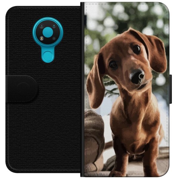 Nokia 3.4 Plånboksfodral Yngre Hund