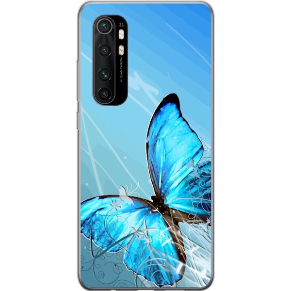 Xiaomi Mi Note 10 Lite Läpinäkyvä kuori Sudenkorento