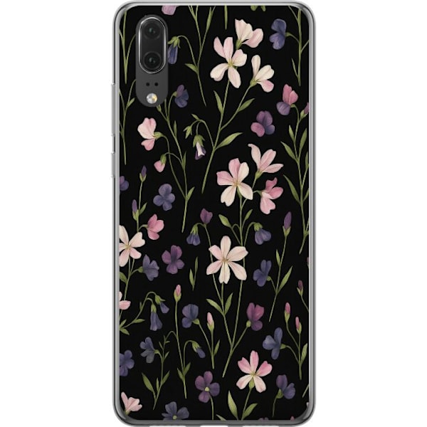 Huawei P20 Läpinäkyvä kuori Hedelmä Rave