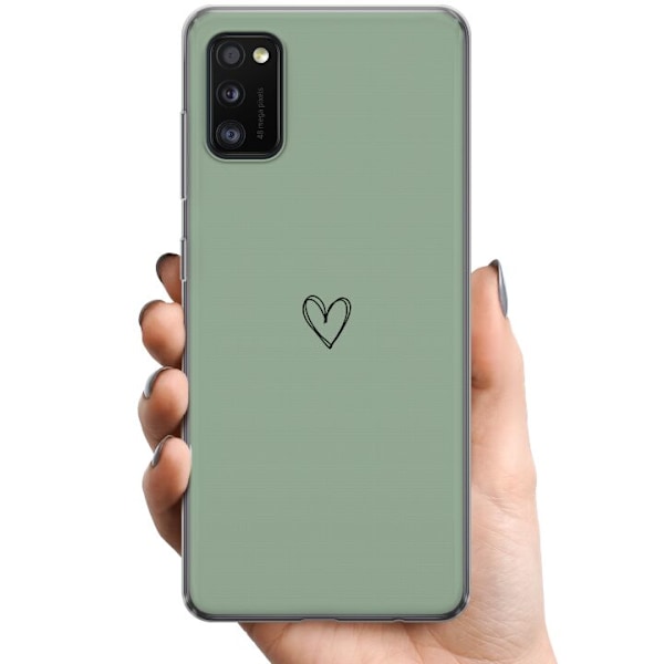 Samsung Galaxy A41 TPU Mobilcover Hjerte