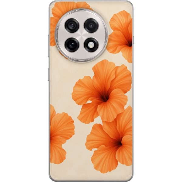 OnePlus 13R Läpinäkyvä kuori Papaya Punch