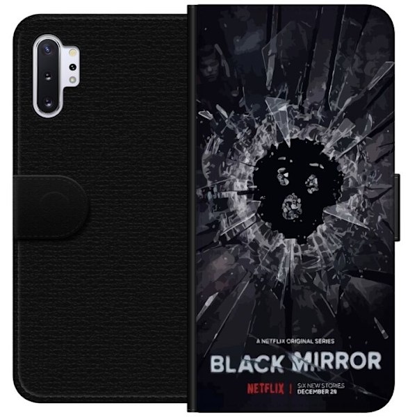 Samsung Galaxy Note10+ Lompakkokotelo Black Mirror Sci-Fi Netf