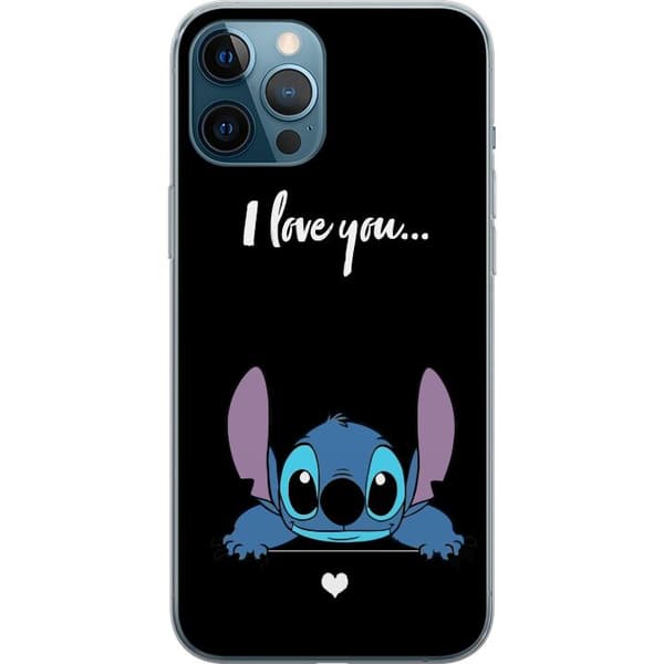 Kompatibel Mobilcover til Apple iPhone 12 Pro Max Stitch Jeg Elsker Dig