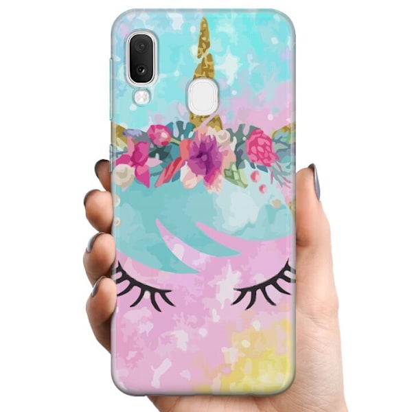 Samsung Galaxy A20e TPU Mobilskal Unicorn Enhörning