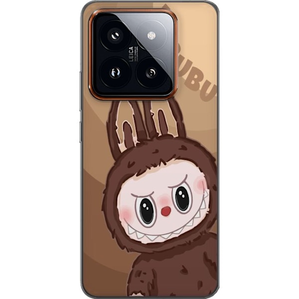 Xiaomi 14 Pro Läpinäkyvä kuori Labubu Pilvipieni - Valkoine