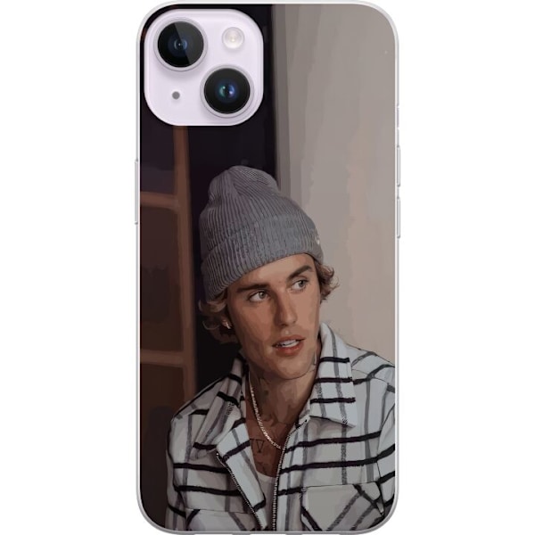 Apple iPhone 15 Gennemsigtig cover Justin Bieber