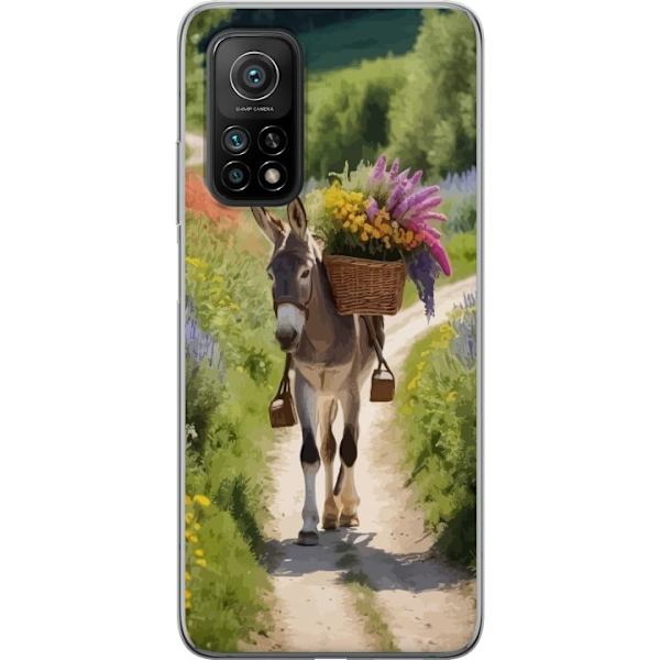 Xiaomi Mi 10T 5G Genomskinligt Skal Åsna Djurmotiv Rolig Design Naturmotiv Populär Dekor Humor Grafiskt Djurtema Exotiskt