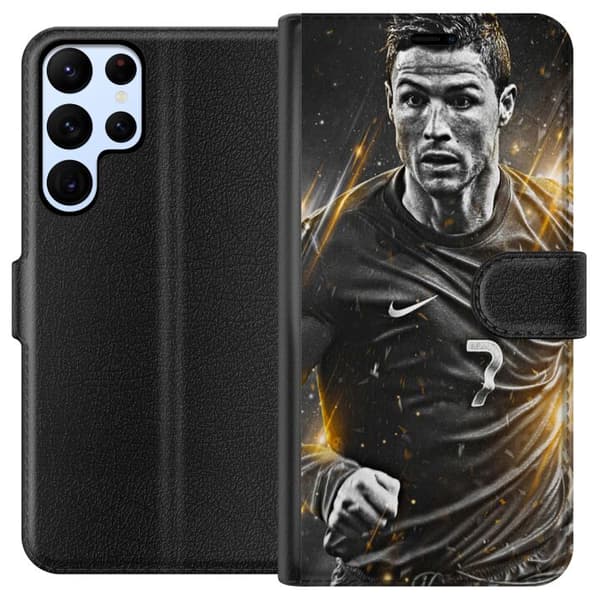 Kompatibelt Plånboksfodral till Samsung Galaxy S22 Ultra 5G Ronaldo