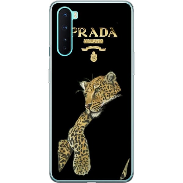 OnePlus Nord Läpinäkyvä kuori Prada Leopard