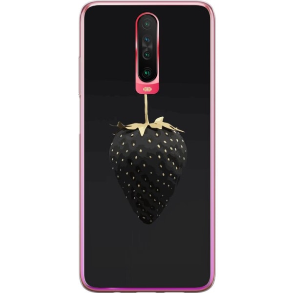 Xiaomi Redmi K30 Gennemsigtig cover Luksus Jordbær