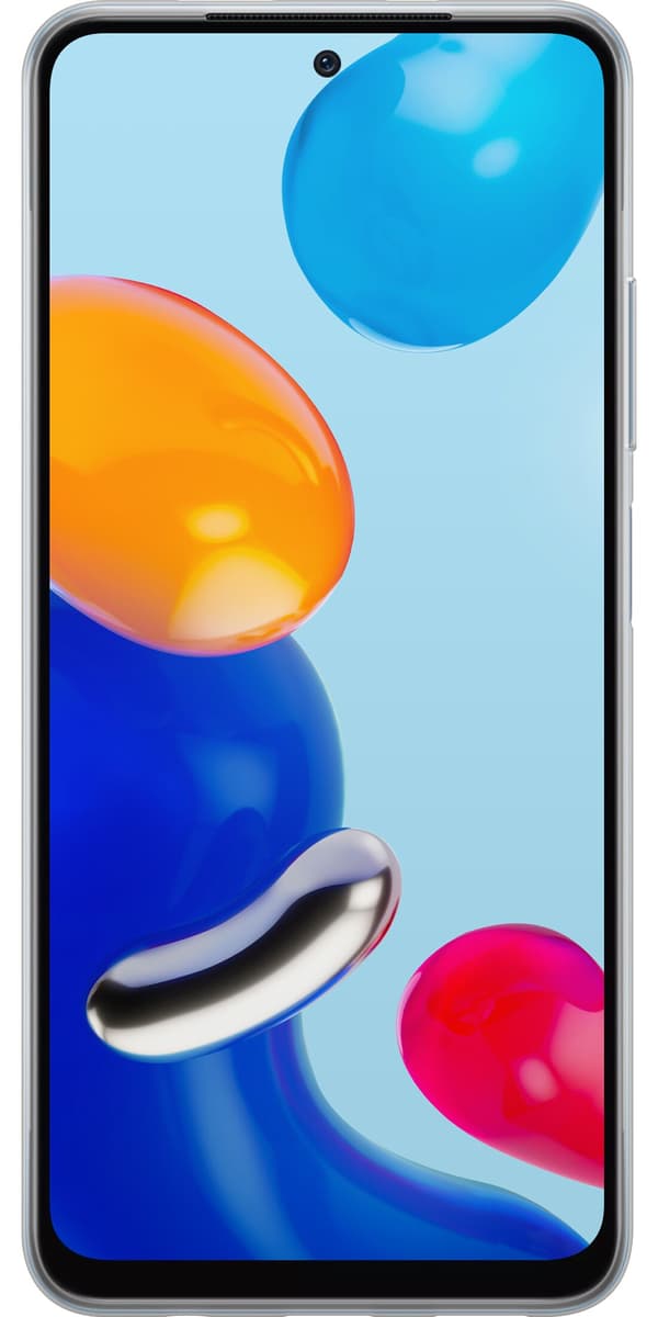Kompatibelt Mobildeksel til Xiaomi Redmi Note 11S Blå underblomst - Blått motiv med blå underblomst. blå