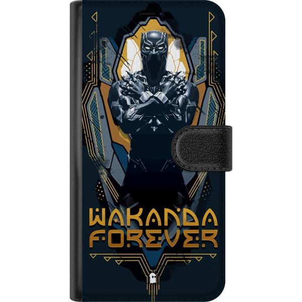 Kompatibelt Plånboksfodral till Samsung Galaxy A20e Black Panther: Wakanda Forever